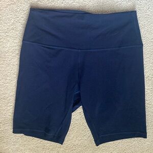 Lululemon Align High Rise Short 8” Navy Blue